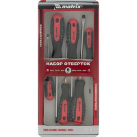 Набор профессиональных отверток Fusion 6 шт Matrix 13351