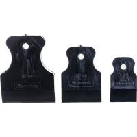 Набор шпателей 40-60-80 мм черная резина MATRIX 3 шт.// 858285