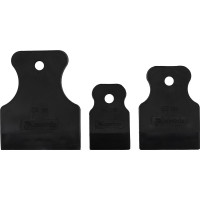 Набор шпателей 40-60-80 мм черная резина MATRIX 3 шт.// 858285