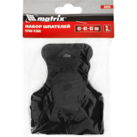 Набор шпателей 40-60-80 мм черная резина MATRIX 3 шт.// 858285