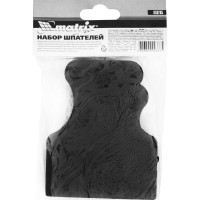 Набор шпателей 40-60-80 мм черная резина MATRIX 3 шт.// 858285