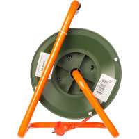 Силовой удлинитель на катушке GLANZEN 4 гн. 30 м ПВС 2x1 EB-30-004 00012291