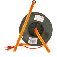 Силовой удлинитель на катушке GLANZEN 4 гн. 30 м ПВС 2x1 EB-30-004 00012291