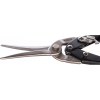 Ножницы по металлу GROSS PIRANHA 270 мм, прямой проходной рез, сталь - СrMo, двухкомп. рук-к 78329