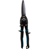 Ножницы по металлу GROSS PIRANHA 270 мм, прямой проходной рез, сталь - СrMo, двухкомп. рук-к 78329