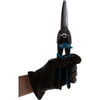 Ножницы по металлу GROSS PIRANHA 270 мм, прямой проходной рез, сталь - СrMo, двухкомп. рук-к 78329