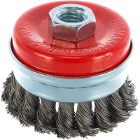 Корщетка-чашка Профи с бандажом для УШМ (65 мм; М14) FIT IT 39506