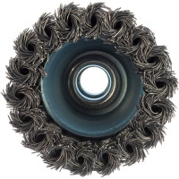 Корщетка-чашка Профи с бандажом для УШМ (65 мм; М14) FIT IT 39506