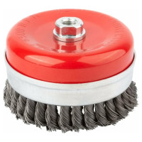 Корщетка-чашка Профи с бандажом для УШМ (125 мм; М14) FIT IT 39512