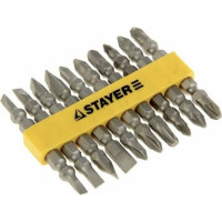 Набор двухсторонних бит MASTER 10 предметов STAYER 2605-H10_z01