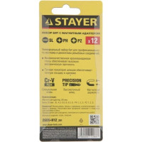 Набор бит MASTER 12 предметов STAYER 2609-H12_z01