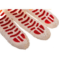 Трикотажные перчатки с ПВХ-волна Спец Стандарт с логотипом ВсеИнструменты 10 класс И-8058