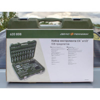 Набор головок Дело Техники и принадлежностей 1/4", 1/2", 108предм. 620808
