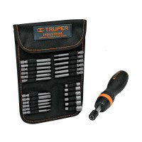 Отвертка с трещоткой и битами Truper JDM-26 18219