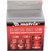 Коронка BIMETAL 68 мм Matrix 72468