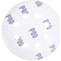 Круги шлифовальные 5 шт. (125 мм; Р80; 8 отверстий) FIT IT 39664