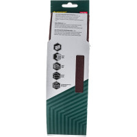 Ремень шлифовальный водостойкий 5 шт. (75х533 мм; Р120) FIT IT 39696