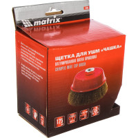 Щетка чашечная (125 мм; М14) для УШМ Matrix 74606