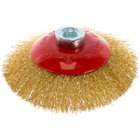 Щетка выгнутая (125 мм; М14) для УШМ Matrix 74616