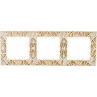 Трехместная рамка, слоновая кость Simon 1500630-031