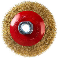 Корщетка-колесо с наклоном (100 мм; М14) для УШМ FIT IT 39050
