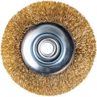 Корщетка-колесо с наклоном (100 мм; М14) для УШМ FIT IT 39050