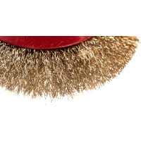 Корщетка-колесо с наклоном (100 мм; М14) для УШМ FIT IT 39050