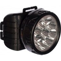 Налобный аккумуляторный светодиодный фонарь ТРОФИ TG9 9xLED мощный яркий 2 режима C0045557