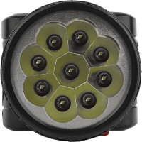 Налобный аккумуляторный светодиодный фонарь ТРОФИ TG9 9xLED мощный яркий 2 режима C0045557