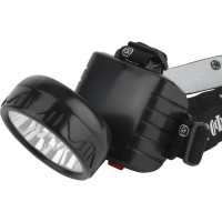 Налобный аккумуляторный светодиодный фонарь ТРОФИ TG9 9xLED мощный яркий 2 режима C0045557