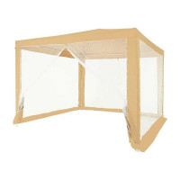 Шатер Green glade 3x3x2,5м, дождь-солнце, моск.сетка, бежевый 1040