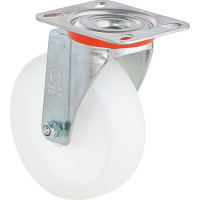 Колесо с вращающейся опорой и пластиной крепления (125 мм; 220 кг) Tellure rota 684503