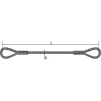 Канатный петлевой строп КантаПлюс заплетка зСКП-3,0/2,0м