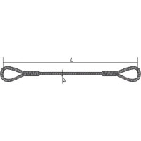 Канатный петлевой строп КантаПлюс заплетка зСКП-3,0/3,0м