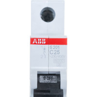 Автоматический модульный выключатель ABB 1п C S201 6кА 25А 2CDS251001R0254