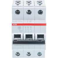 Автоматический модульный выключатель ABB 3п C S203 6кА 63А 2CDS253001R0634