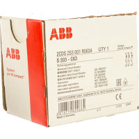 Автоматический модульный выключатель ABB 3п C S203 6кА 63А 2CDS253001R0634