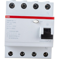 Выключатель диффиренциального тока ABB 4п 40A 30mA тип AC FH204 2CSF204002R1400