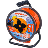 Силовой удлинитель UNIVersal ВЕМ-250 IP-44 термо ПВС 3*1,5 50м 9634176