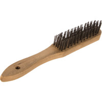 Щетка 5-ти рядная 7133005 с деревянной ручкой АТАКА 27581