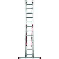 Трехсекционная профессиональная лестница Новая Высота ПРОФ 3x12 604312