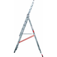 Трехсекционная лестница Новая Высота ПРОФ 3x9 604309