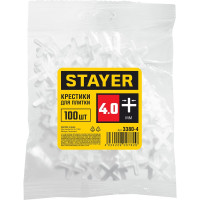 Крестики для кафеля 100 шт. (4 мм) STAYER 3380-4