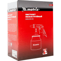 Пескоструйный пистолет с нижним бачком MATRIX 57326