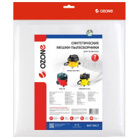 Мешок-пылесборник turbo синтетический 7 шт. (до 36 л) OZONE MXT-301/7