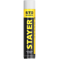 Монтажная пена STAYER STD Professional адаптерная, всесезонная, выход до 35 л, 750 мл 41133