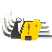 Набор имбусовых коротких ключей 9 предметов STAYER MASTER 2740-H9