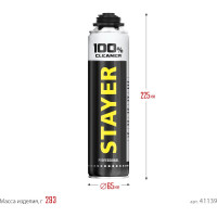 Очиститель монтажной пены STAYER Professional 500 мл 41139