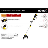 Электрический триммер Huter GET-1500SL 70/1/6