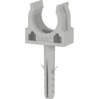 Держатель для труб DKC клипса d16мм+дюбель 100шт 51316DIY
